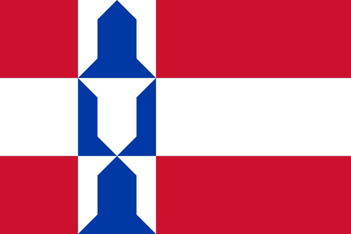 Houten vlag