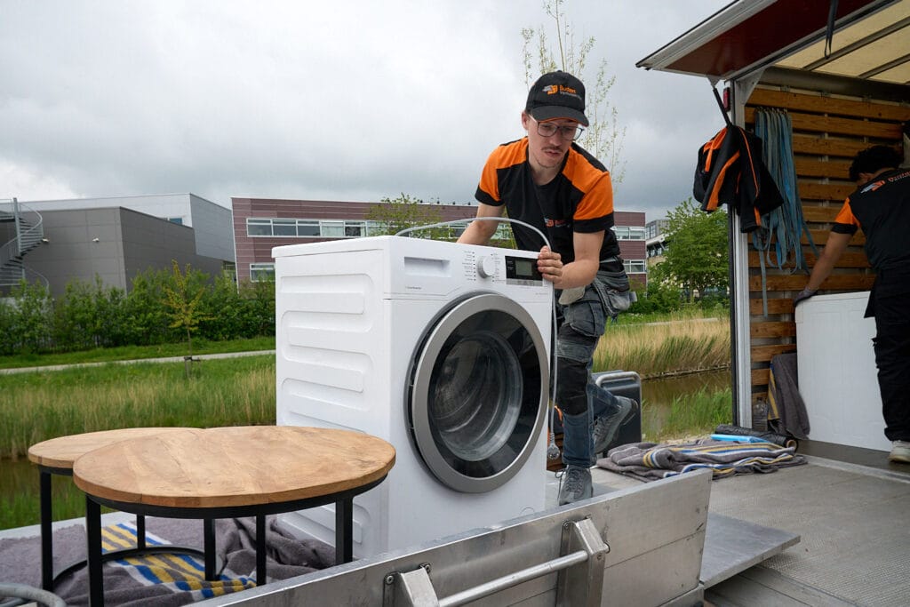 Wasmachine verhuizer ingehuurd via Budget Verhuisservice